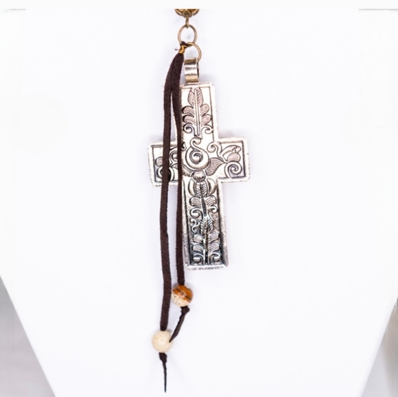 Blind Faith Double Sided Cross Necklace - Picture 5 of 5
